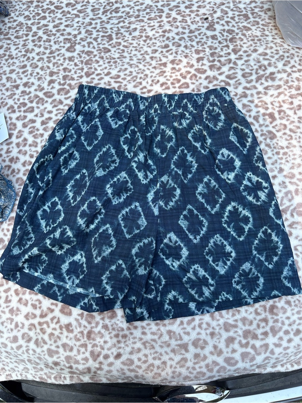 NWT Grade and Gather Blue Shorts Size Small Hippie Boho